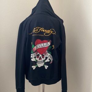 Ed Hardy hoodie jacket